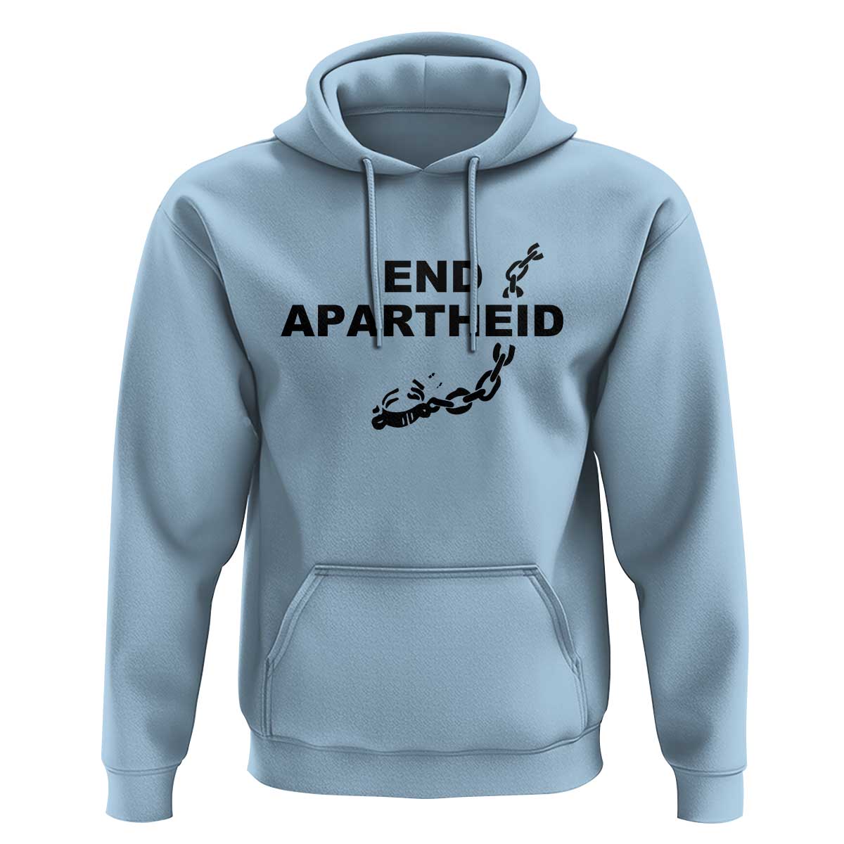 End Apartheid Human Rights Hoodie Broken Chain Social Justice Activist
