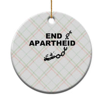 End Apartheid Human Rights Ceramic Ornament Broken Chain Social Justice Activist