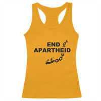End Apartheid Human Rights Racerback Tank Top Broken Chain Social Justice Activist