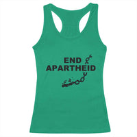 End Apartheid Human Rights Racerback Tank Top Broken Chain Social Justice Activist