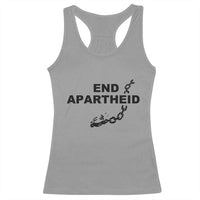 End Apartheid Human Rights Racerback Tank Top Broken Chain Social Justice Activist