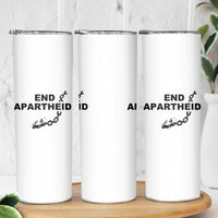 End Apartheid Human Rights Skinny Tumbler Broken Chain Social Justice Activist