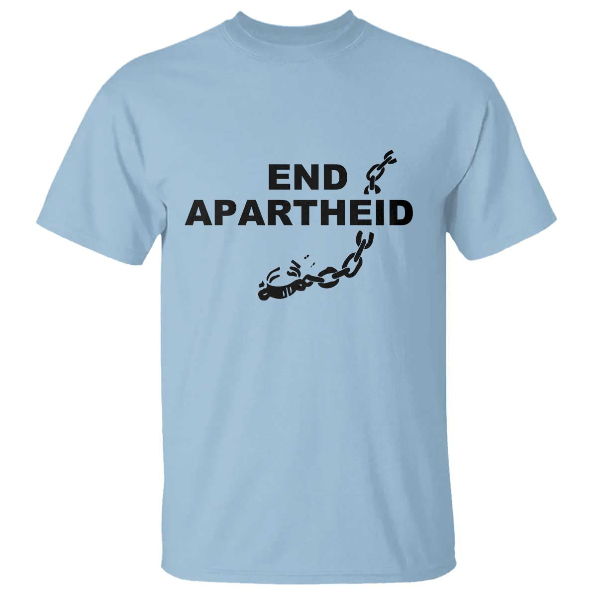 End Apartheid Human Rights T Shirt Broken Chain Social Justice Activist