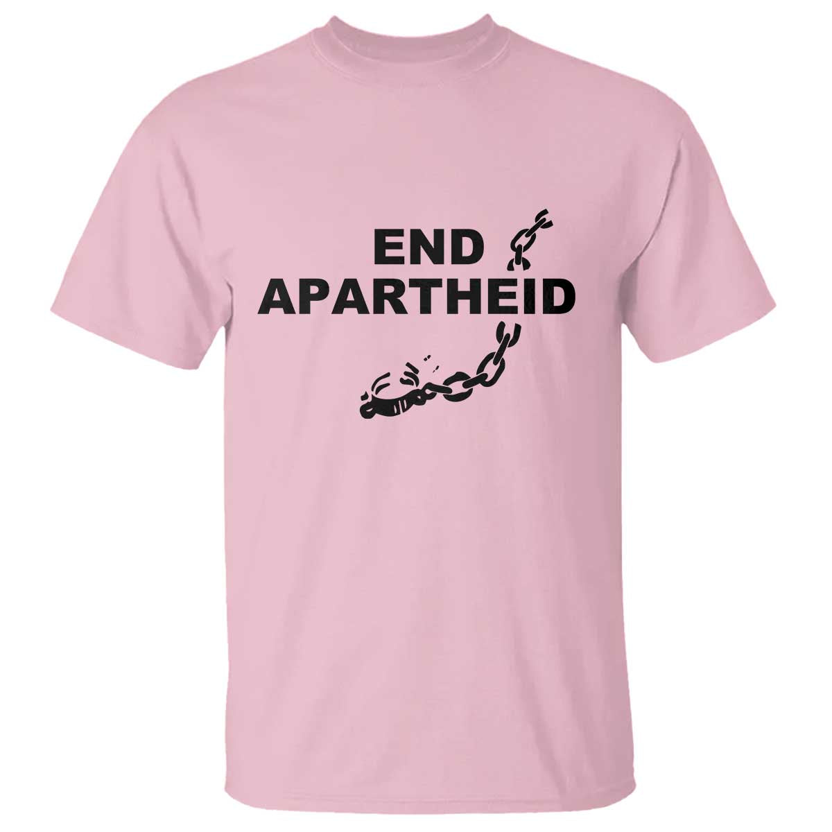End Apartheid Human Rights T Shirt Broken Chain Social Justice Activist