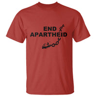 End Apartheid Human Rights T Shirt Broken Chain Social Justice Activist