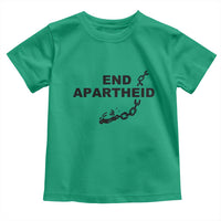 End Apartheid Human Rights Toddler T Shirt Broken Chain Social Justice Activist