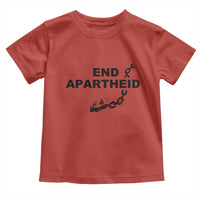 End Apartheid Human Rights Toddler T Shirt Broken Chain Social Justice Activist