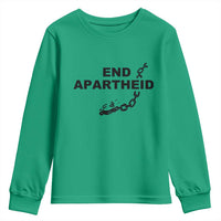 End Apartheid Human Rights Youth Sweatshirt Broken Chain Social Justice Activist