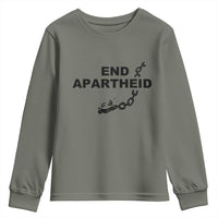 End Apartheid Human Rights Youth Sweatshirt Broken Chain Social Justice Activist