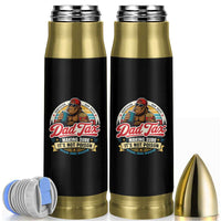 Funny Dad Tax Certified Dad Duty Bigfoot Bullet Tumbler Vintage Sasquatch Official Snack Inspector