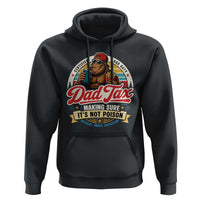 Funny Dad Tax Certified Dad Duty Bigfoot Hoodie Vintage Sasquatch Official Snack Inspector
