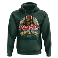 Funny Dad Tax Certified Dad Duty Bigfoot Hoodie Vintage Sasquatch Official Snack Inspector