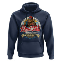 Funny Dad Tax Certified Dad Duty Bigfoot Hoodie Vintage Sasquatch Official Snack Inspector