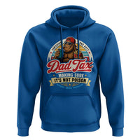 Funny Dad Tax Certified Dad Duty Bigfoot Hoodie Vintage Sasquatch Official Snack Inspector