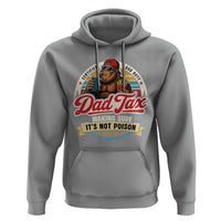 Funny Dad Tax Certified Dad Duty Bigfoot Hoodie Vintage Sasquatch Official Snack Inspector