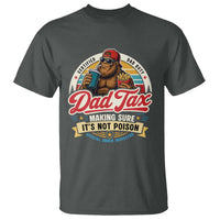 Funny Dad Tax Certified Dad Duty Bigfoot T Shirt Vintage Sasquatch Official Snack Inspector