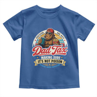 Funny Dad Tax Certified Dad Duty Bigfoot Toddler T Shirt Vintage Sasquatch Official Snack Inspector
