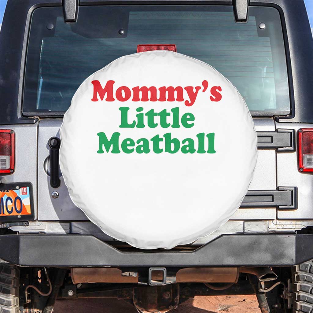 Mommy's Little Meatball Spare Tire Cover Funny Italian Family Baby Humor - Wonder Print Shop