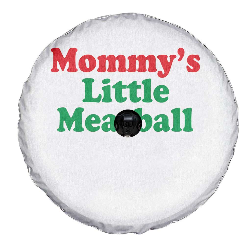 Mommy's Little Meatball Spare Tire Cover Funny Italian Family Baby Humor - Wonder Print Shop