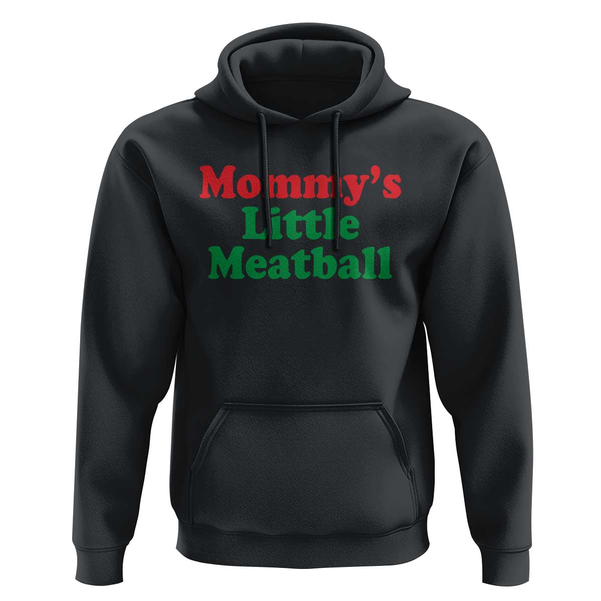 Mommy's Little Meatball Hoodie Funny Italian Family Baby Humor - Wonder Print Shop