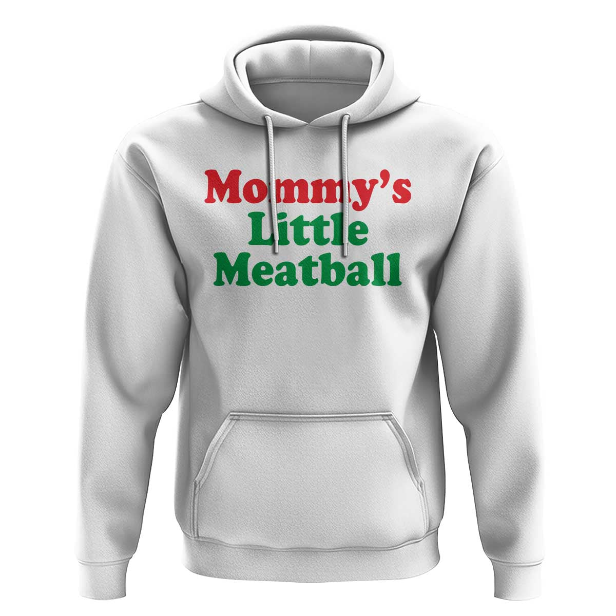 Mommy's Little Meatball Hoodie Funny Italian Family Baby Humor - Wonder Print Shop