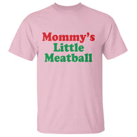 Mommy's Little Meatball T Shirt Funny Italian Family Baby Humor - Wonder Print Shop