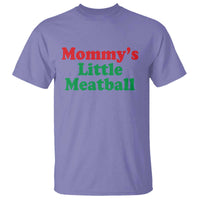 Mommy's Little Meatball T Shirt Funny Italian Family Baby Humor - Wonder Print Shop