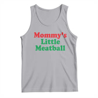 Mommy's Little Meatball Tank Top Funny Italian Family Baby Humor - Wonder Print Shop