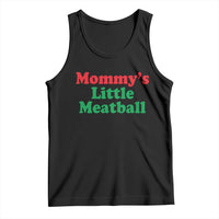 Mommy's Little Meatball Tank Top Funny Italian Family Baby Humor - Wonder Print Shop