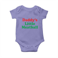 Daddy's Little Meatball Baby Onesie Funny Italian Family Baby Humor - Wonder Print Shop