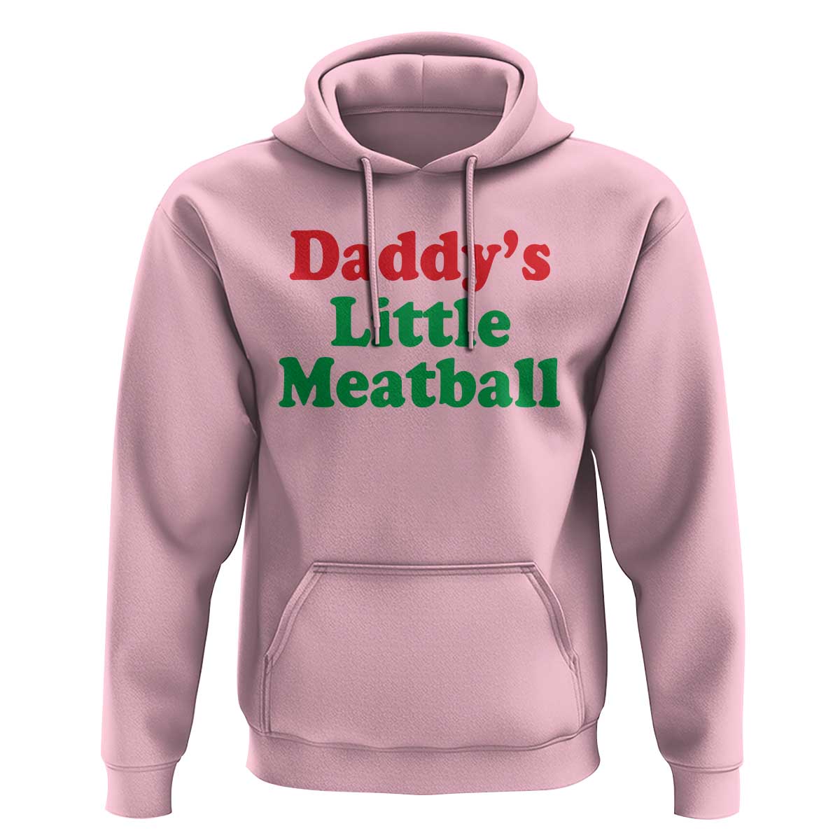 Daddy's Little Meatball Hoodie Funny Italian Family Baby Humor - Wonder Print Shop