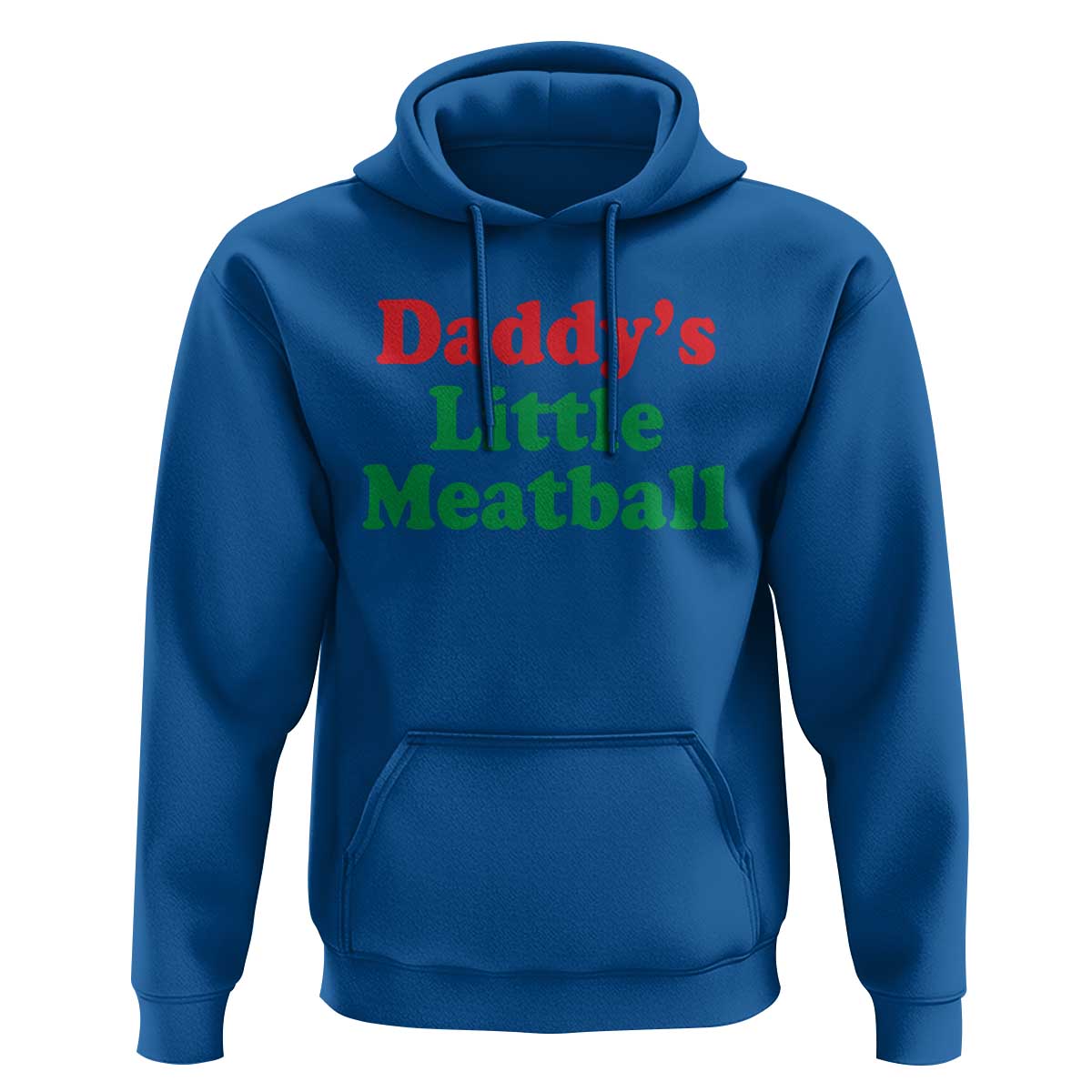 Daddy's Little Meatball Hoodie Funny Italian Family Baby Humor - Wonder Print Shop