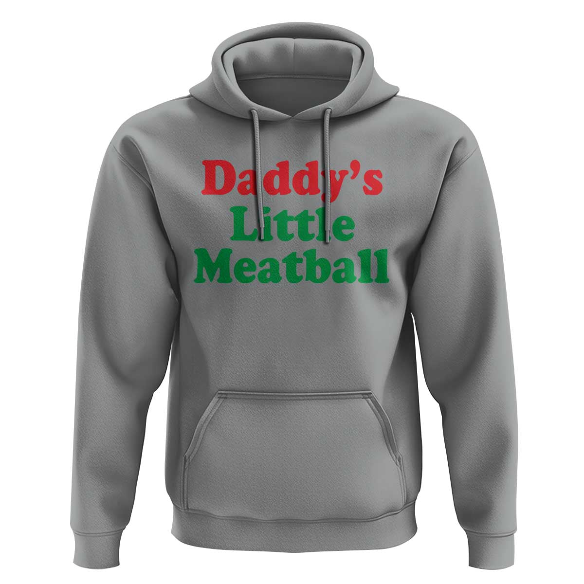 Daddy's Little Meatball Hoodie Funny Italian Family Baby Humor - Wonder Print Shop
