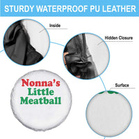 Nonna's Little Meatball Spare Tire Cover Funny Italian Family Baby Humor - Wonder Print Shop