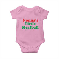 Nonna's Little Meatball Baby Onesie Funny Italian Family Baby Humor - Wonder Print Shop