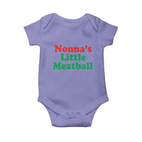 Nonna's Little Meatball Baby Onesie Funny Italian Family Baby Humor - Wonder Print Shop