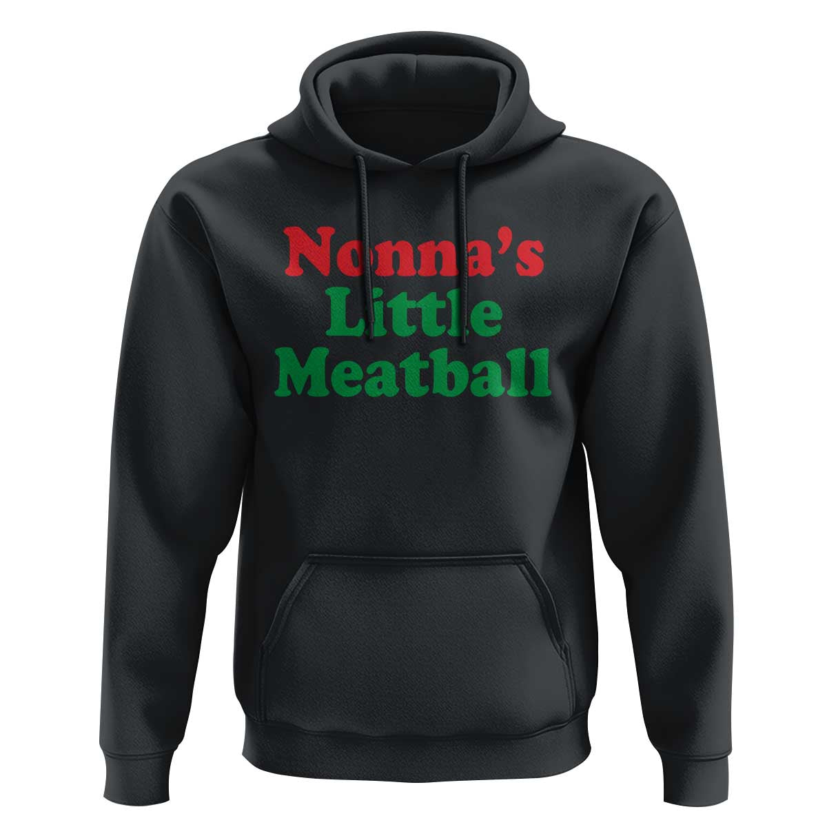 Nonna's Little Meatball Hoodie Funny Italian Family Baby Humor - Wonder Print Shop
