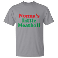 Nonna's Little Meatball T Shirt Funny Italian Family Baby Humor - Wonder Print Shop