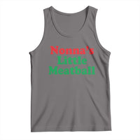 Nonna's Little Meatball Tank Top Funny Italian Family Baby Humor - Wonder Print Shop