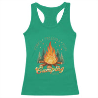 Fires Friends Fun Camping Crew Racerback Tank Top Cozy Campfire Adventure Outdoor Lovers - Wonder Print Shop