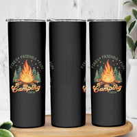 Fires Friends Fun Camping Crew Skinny Tumbler Cozy Campfire Adventure Outdoor Lovers - Wonder Print Shop