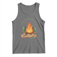 Fires Friends Fun Camping Crew Tank Top Cozy Campfire Adventure Outdoor Lovers - Wonder Print Shop