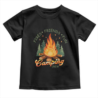 Fires Friends Fun Camping Crew Toddler T Shirt Cozy Campfire Adventure Outdoor Lovers - Wonder Print Shop