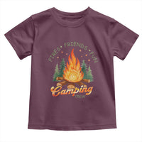 Fires Friends Fun Camping Crew Toddler T Shirt Cozy Campfire Adventure Outdoor Lovers - Wonder Print Shop