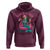 Summerween Skeleton Mermaid Hoodie Flamingo Float Funny Spooky Summer Halloween Vibes - Wonder Print Shop