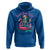 Summerween Skeleton Mermaid Hoodie Flamingo Float Funny Spooky Summer Halloween Vibes - Wonder Print Shop
