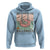 Spooky Summer Skeleton Hoodie Just Waiting For Halloween Summer Pool Party - Wonder Print Shop