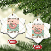 Spooky Summer Skeleton Ceramic Ornament Just Waiting For Halloween Summer Pool Party - Wonder Print Shop