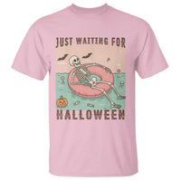 Spooky Summer Skeleton T Shirt Just Waiting For Halloween Summer Pool Party - Wonder Print Shop