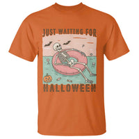Spooky Summer Skeleton T Shirt Just Waiting For Halloween Summer Pool Party - Wonder Print Shop